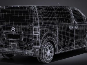 Citroen Spacetourer 2016 3D Model