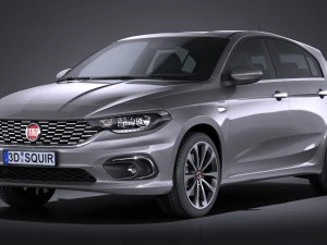 Fiat Tipo 5-дверний 2017р 3D Модель