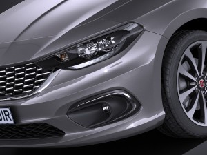Fiat Tipo 5-door 2017 3Dモデル