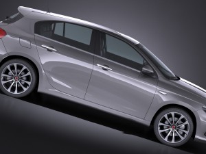 Fiat Tipo 5-door 2017 3Dモデル
