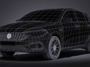 Fiat Tipo 5-door 2017 3Dモデル