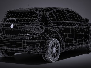 Fiat Tipo 5-door 2017 3Dモデル
