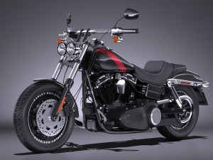 Harley-Davidson Fatbob 2016 3D मॉडल