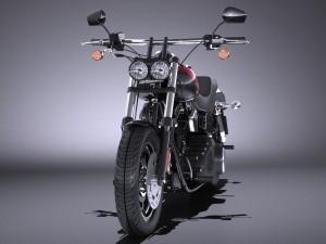 Harley-Davidson Fatbob 2016 Modelo 3D