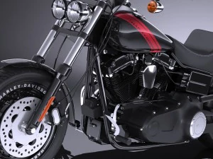 Harley-Davidson Fatbob 2016 3D Model