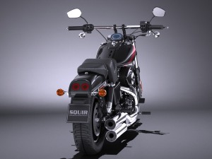 Harley-Davidson Fatbob 2016 Modelo 3D