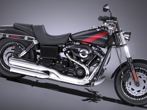 Harley-Davidson Fatbob 2016 Modelo 3D