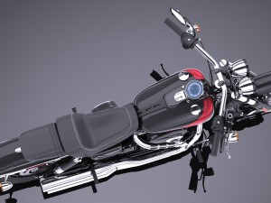 Harley-Davidson Fatbob 2016 Modelo 3D