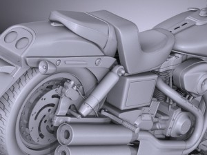 Harley-Davidson Fatbob 2016 Modelo 3D