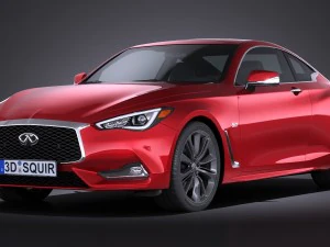 英菲尼迪 Q60 2017 3D 模型