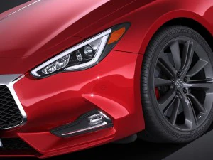 Infiniti Q60 2017 3D Model