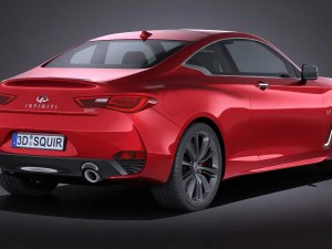 Infiniti Q60 2017 3D Model