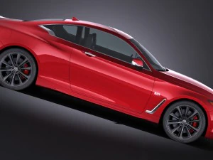 Infiniti Q60 2017 3D Model
