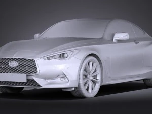Infiniti Q60 2017 3D Model