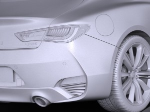 Infiniti Q60 2017 Modelo 3D