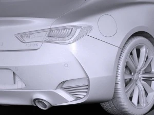 Infiniti Q60 2017 3D Model