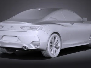 Infiniti Q60 2017 3D Model