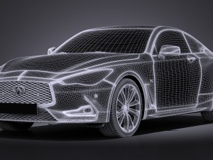 Infiniti Q60 2017 Modelo 3D