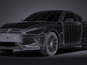 Infiniti Q60 2017 Modelo 3D