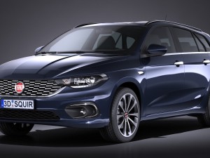 Fiat Tipo Station Wagon 2017 Modèle 3D