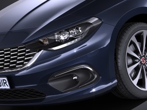 Fiat Tipo Station Wagon 2017 3D Модель