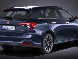 Fiat Tipo Station Wagon 2017 3D Модель