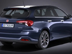 Fiat Tipo Station Wagon 2017 3D Model