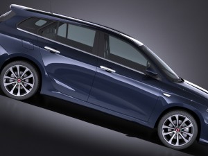 Fiat Tipo Station Wagon 2017 3D Модель