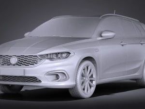 Fiat Tipo Station Wagon 2017 3D Model