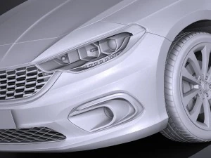 Fiat Tipo Station Wagon 2017 3D Model