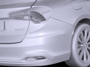 Fiat Tipo Station Wagon 2017 3D Модель