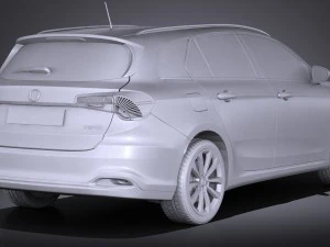 Fiat Tipo Station Wagon 2017 3D Model