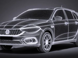 Fiat Tipo Station Wagon 2017 3D Model