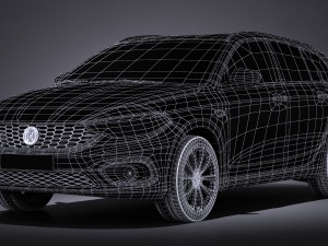 Fiat Tipo Station Wagon 2017 3D Модель