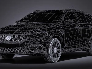 Fiat Tipo Station Wagon 2017 3D Model