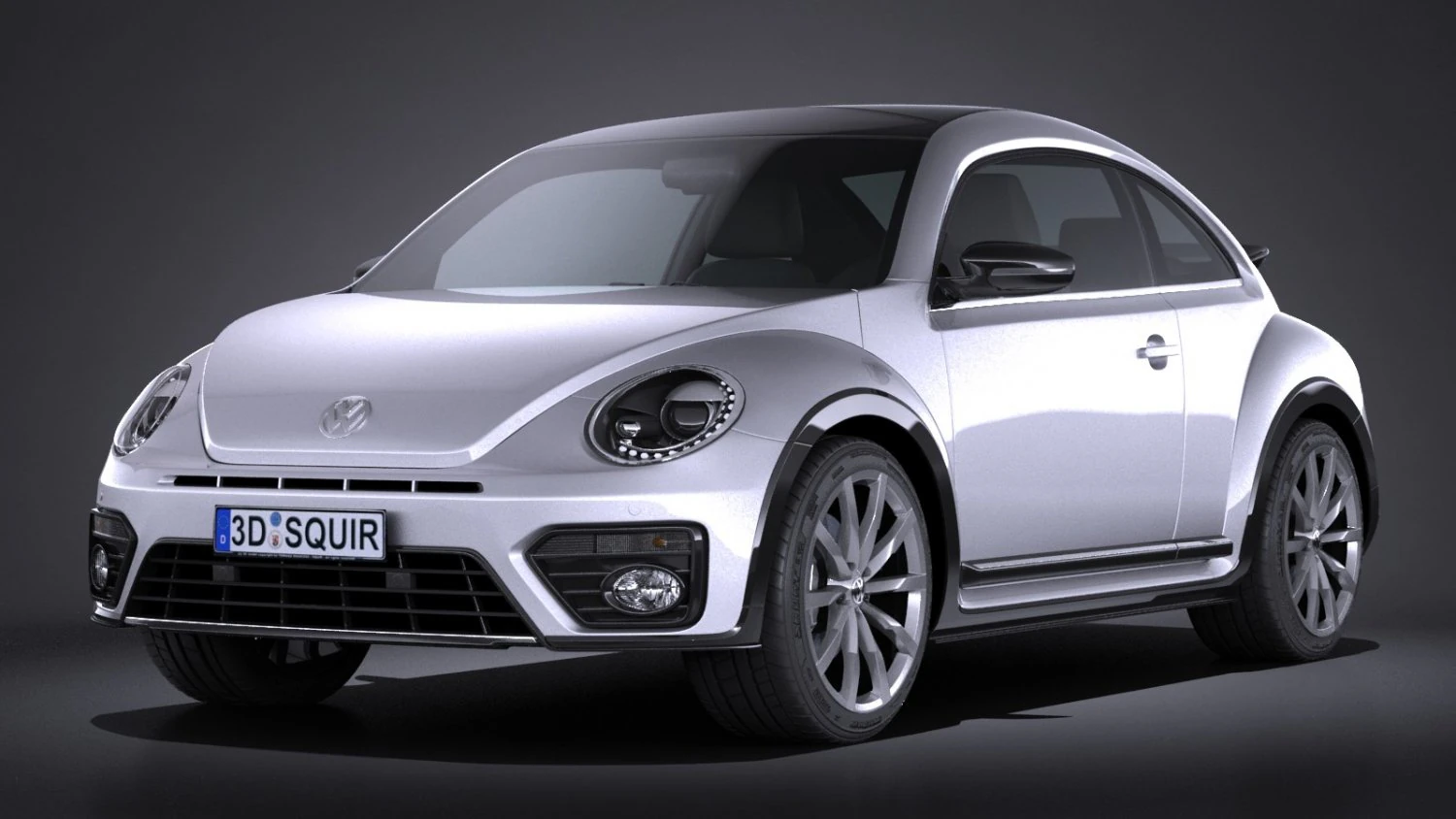 Volkswagen Beetle 2017 3D Model .c4d .max .obj .3ds .fbx .stl .blend 