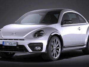 Volkswagen Escarabajo 2017 Modelo 3D