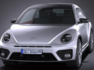 Volkswagen Beetle 2017 3D Model
