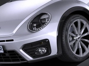 Volkswagen Beetle 2017 3D Model
