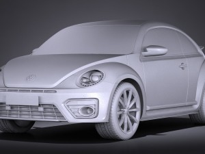 Volkswagen Beetle 2017 3D Модель