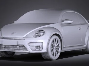 Volkswagen Beetle 2017 3D Model