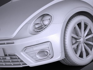 Volkswagen Beetle 2017 3D Модель