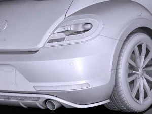 Volkswagen Beetle 2017 3D Model