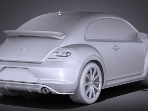 Volkswagen Beetle 2017 3D Модель