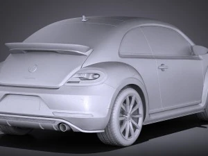 Volkswagen Beetle 2017 3D Model