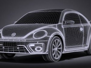 Volkswagen Beetle 2017 3D Модель