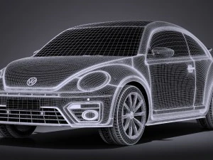 Volkswagen Beetle 2017 3D Model