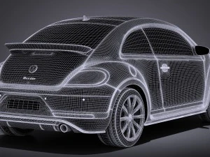 Volkswagen Beetle 2017 3D Model