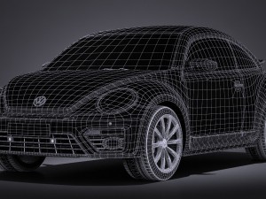 Volkswagen Beetle 2017 3D Модель