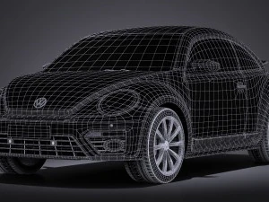 Volkswagen Beetle 2017 3D Model